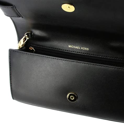 michael kors black clutch bag|Michael Kors clutch outlet.